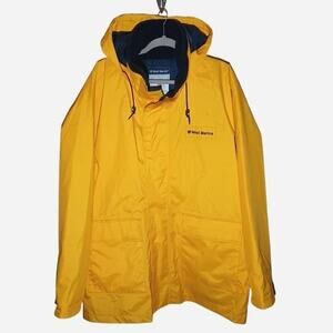 West Marine Yellow Rain Insulated Jacket Size XL